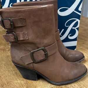 Lucky Brand Tan Heeled Boots